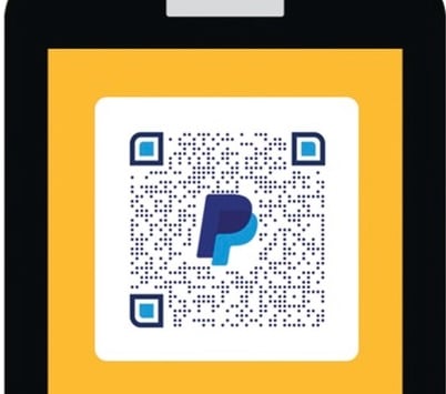 PayPal's QR code functionality is simple and cost-effective.