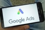 Google Ads logo on a smartphone screen
