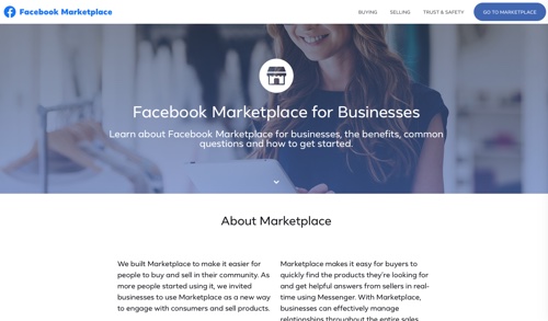 Facebook-Marktplatz für Unternehmen
