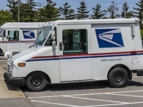 USPS delivery truck