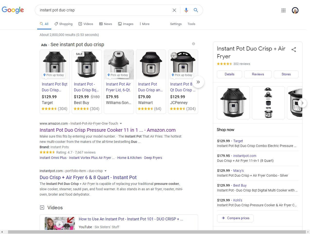 Sample Google knowledge panel - purshoLOGY Sample Google knowledge panel