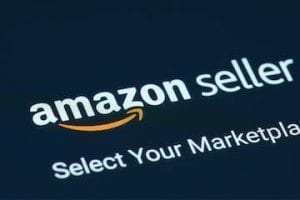 Screenshot of web page that reads "Amazon Seller"
