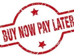 Illustration that reads "By Now Pay Later"