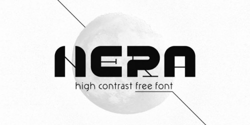 Screenshot of the Nera font