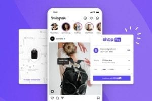 Home page of Shopify's Shop Pay