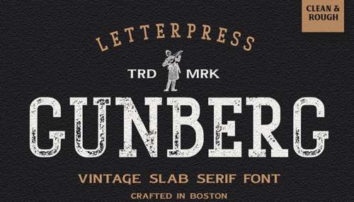 Home page of Gunberg font