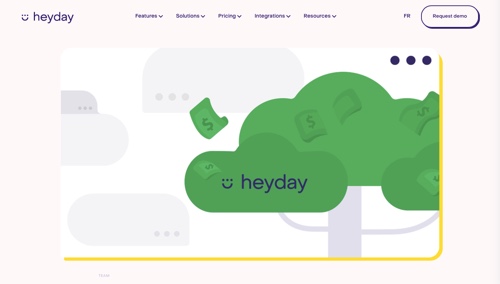 Home page for Heyday