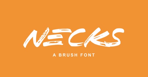 Home page of Necks font