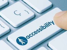 Image of a keyboard key that reads "accessibility"