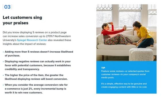 Screen capture of the third tactic in Affirm's ebook. Screen capture of the third tactic in Affirm's ebook.