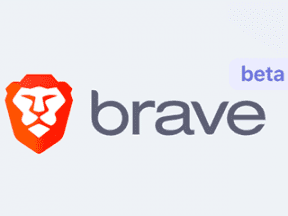 Screenshot of the Brave logo