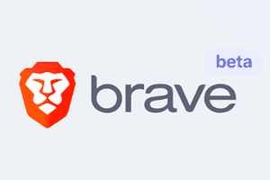 Screenshot of the Brave logo