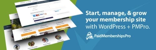 Home page of Paid Memberships Pro