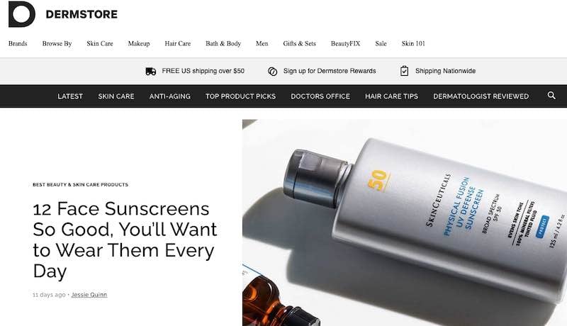 Home page of The Dermstore Blog Home page of The Dermstore Blog