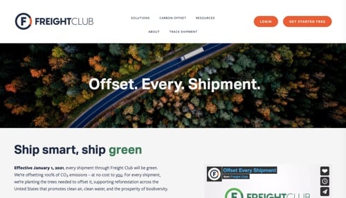 Home page of Freight Club Home page of Freight Club