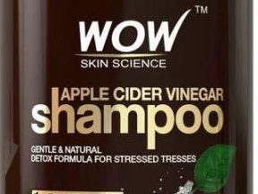 Screenshot from Amazon of the Wow Apple Cider Vinegar Shampoo page
