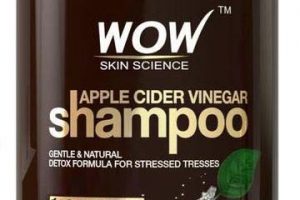 Screenshot from Amazon of the Wow Apple Cider Vinegar Shampoo page
