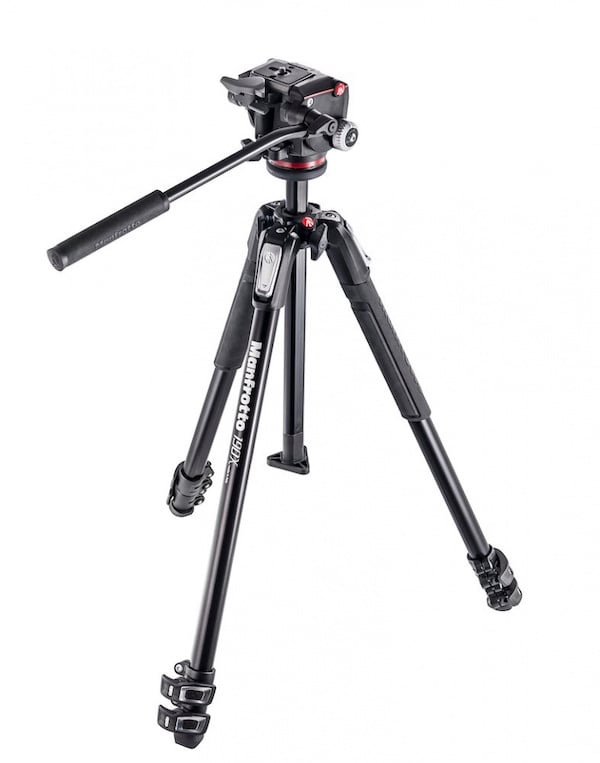 Image of Manfrotto’s 190x 3-Section Tripod with XPRO Fluid Head at Manfrotto.com. Image of Manfrotto’s 190x 3-Section Tripod with XPRO Fluid Head at Manfrotto.com.
