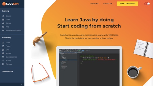 Home page of CodeGym
