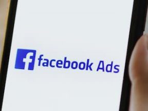 Screenshot of a smarphone screen with "Facebook Ads" logo