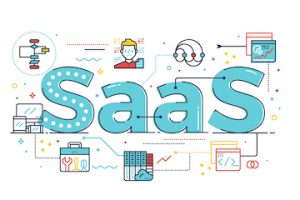 SaaS word illustration