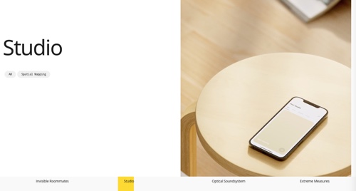 Captura de pantalla de Ikea Studio en un teléfono