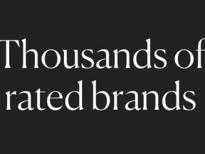 Screenshot for Good On You website reading "Thousands of rated brands."