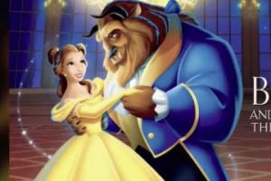 Screenshot of tweet from Disney+ showing "Beauty and the Beast"