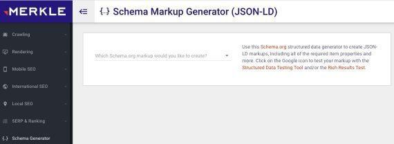 Screenshot of Local Schema Generator