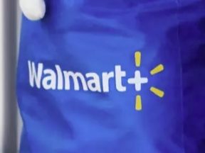 Photo of a reusable Walmart shopping bag