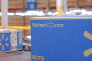 Image of a Walmart package