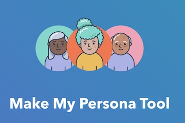 Screenshot from HubSpot of Make My Persona tool