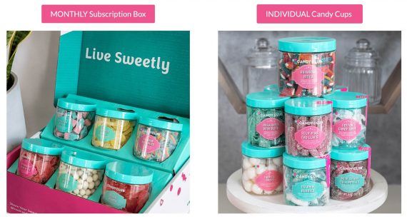 Candy Club offerings - subscription or purchase