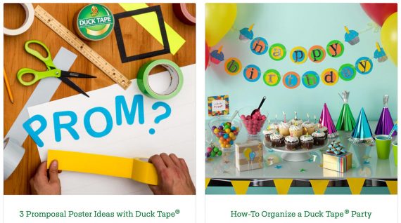 duck tape party ideas