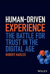 Screenshot of the book, "Human-Driven Experience," by Robert Harles.