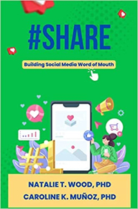 Screenshot of the book, "#Share," by Natalie Wood and Caroline Muñoz.