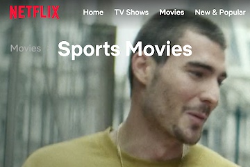 Screenshot from Netflix shwoing the movie "Hustle"