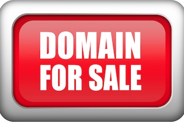 Illustration of a sign reading "Domain for Sale"