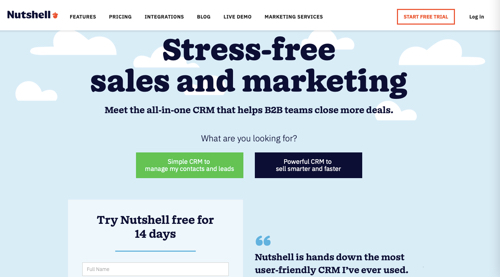 Nutshell home page