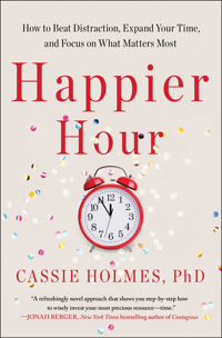 Screenshot of the book Happier Hour.