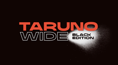 Screenshot of Taruno Wide font on Behance