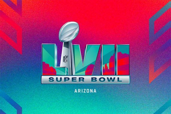Logo de la NFL du Super Bowl LVII.