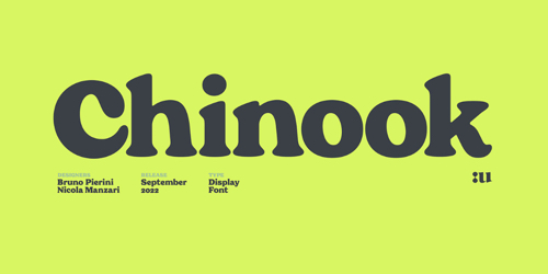 Screenshot of Chinook font example