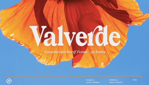 Screenshot of Valverde font example