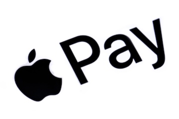 Apple Pay logo on a smartphone screen