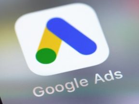 Screenshot of Google Ads icon on a smartphone