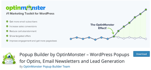 Home page of OptinMonster