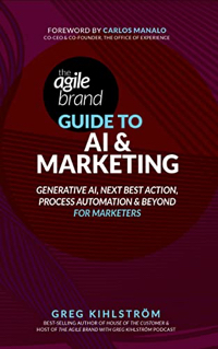 Cover of the Agile brand guide to AI and marketing