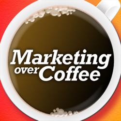 Podcast cover art for Marketing Over Coffee