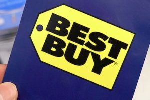 Best Buy logo of a in-store tag